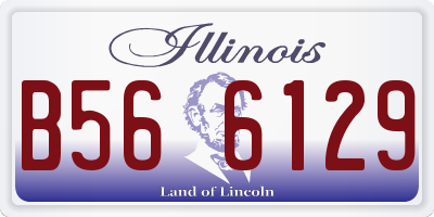 IL license plate B566129