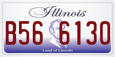 IL license plate B566130