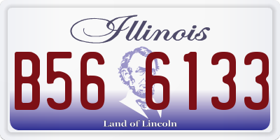 IL license plate B566133