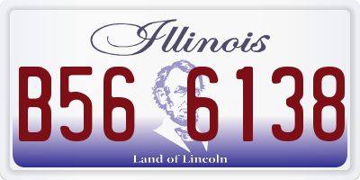 IL license plate B566138