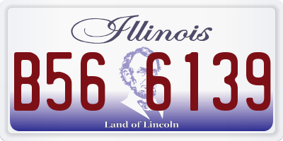 IL license plate B566139