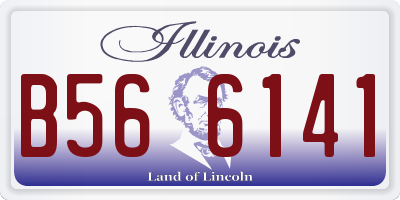 IL license plate B566141