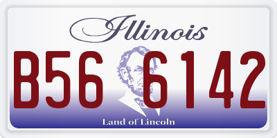 IL license plate B566142