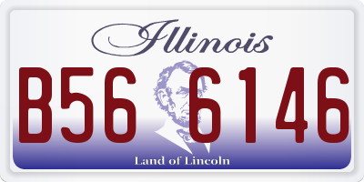 IL license plate B566146