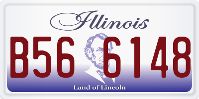 IL license plate B566148