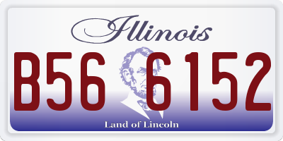 IL license plate B566152