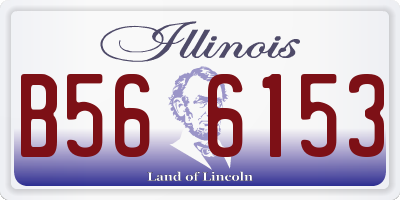 IL license plate B566153
