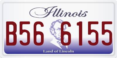 IL license plate B566155