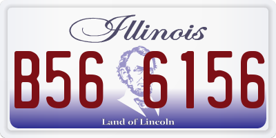 IL license plate B566156