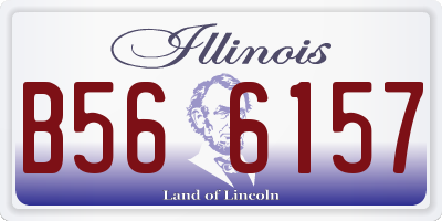 IL license plate B566157