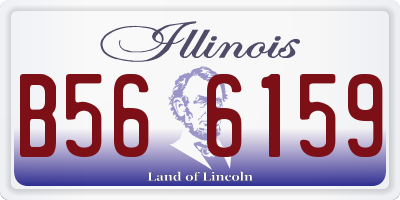 IL license plate B566159