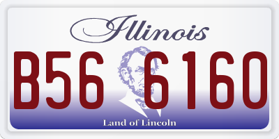 IL license plate B566160