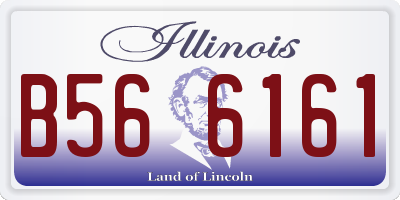 IL license plate B566161