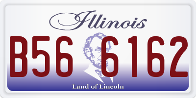 IL license plate B566162