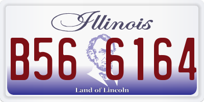 IL license plate B566164