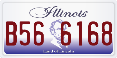 IL license plate B566168