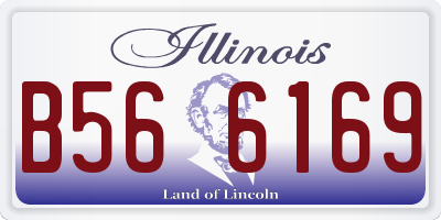 IL license plate B566169