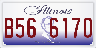 IL license plate B566170