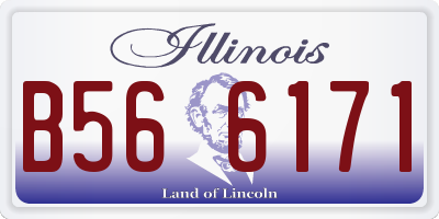 IL license plate B566171