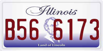IL license plate B566173
