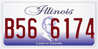 IL license plate B566174
