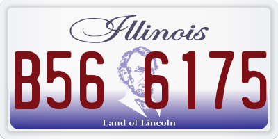 IL license plate B566175