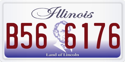 IL license plate B566176