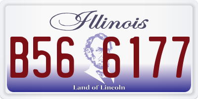 IL license plate B566177