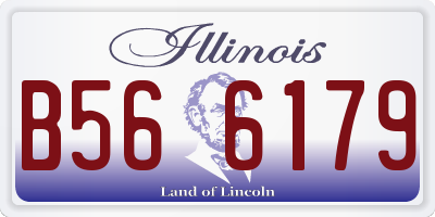 IL license plate B566179