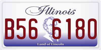 IL license plate B566180