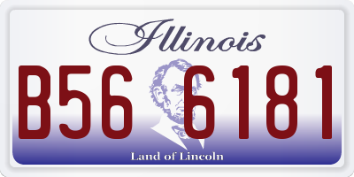 IL license plate B566181