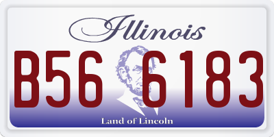 IL license plate B566183