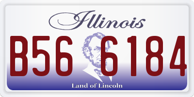 IL license plate B566184