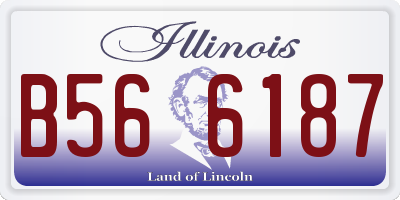 IL license plate B566187