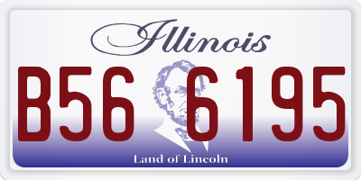 IL license plate B566195