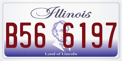 IL license plate B566197