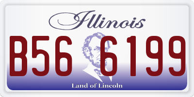 IL license plate B566199