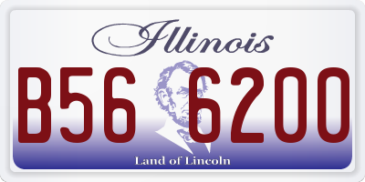 IL license plate B566200