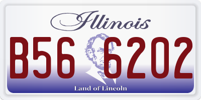 IL license plate B566202