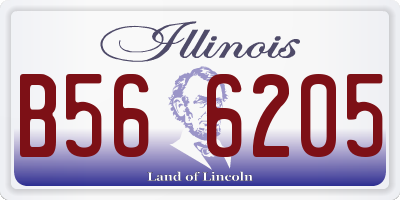 IL license plate B566205