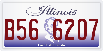 IL license plate B566207