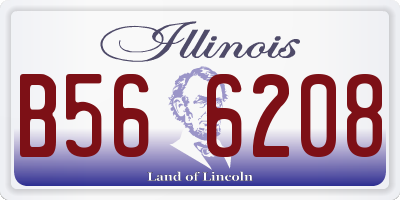 IL license plate B566208