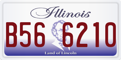 IL license plate B566210