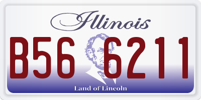 IL license plate B566211