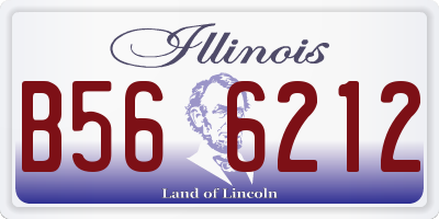 IL license plate B566212