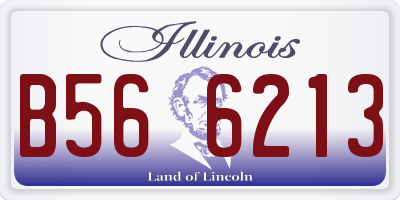 IL license plate B566213