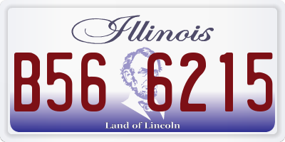IL license plate B566215