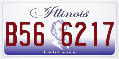 IL license plate B566217