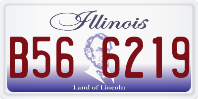 IL license plate B566219