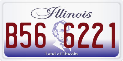 IL license plate B566221